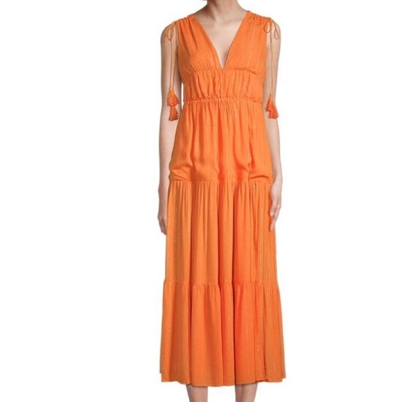 Caara Simone Tassel Tie Peasant Dress - Picture 3 of 3